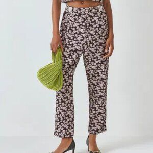 Sister Jane Pearl Marina Floral Jacquard Trousers